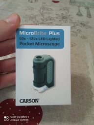 Микроскоп карманный Carson MicroBrite Plus 60 - 120x (MM-300) с батарейкой фото от покупателей 3