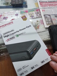 УМБ Promate Titan-30 30000 mAh 30Вт Type-C PD 18Вт USB QC3.0 USB 2.4А Black (titan-30.black) фото от покупателей 17