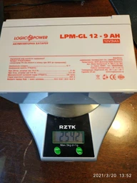 Аккумуляторная батарея LogicPower Гелевая LPM-GL 12V 9Ah (LP6563) фото от покупателей 7