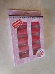 Клипсы для снятия гель-лака Lpnails 10 шт розовые