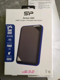 Жесткий диск Silicon Power Armor A62S 1TB SP010TBPHD62SS3B 2.5 USB 3.2 External фото от покупателей 10