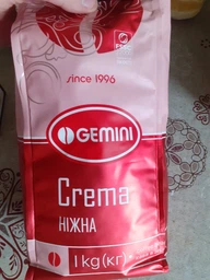 Кофе в зернах Gemini Crema Нежный 1 кг (4820156430966) фото от покупателей 15