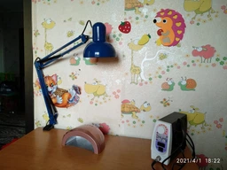 Настольная лампа на струбцине 60W E27 LU-074-1800 ORANGE (Оранжевая)