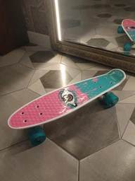 Пенни Борд Со Светящимися Колесакми Best Board Пенни Борд С Глазом (Длина Деки 55 см) фото от покупателей 6