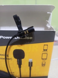 Петличный микрофон PowerDeWise с Lightning штекером для записи на iPhone (581049) фото от покупателей 1