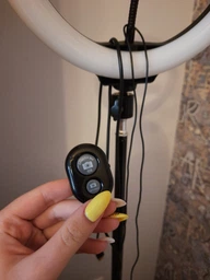 Набор блогера 4в1 Кольцевая лампа Ring Light RGB 26см со штативом 2м + микрофон петличка + пульт Bluetooth