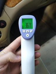 Безконтактний інфрачервоний термометр Non-contact для дітей (біло-бузковий)