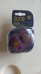Силіконова пустушка динамічна фіолетова (6-18 міс.) LOVI Stardust 2 шт (5903407993607) фото від покупців 7