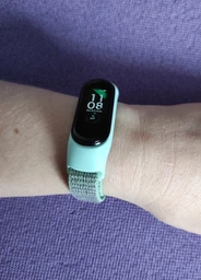Ремешок BeCover Style Nylon для Xiaomi Mi Smart Band 5/Mi Smart Band 6 Gray-Black (BC_705423) фото от покупателей 16