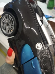 Машинка Трансформер Bugatti Robot Car Червона фото від покупців 5