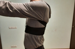 Грудопоясничный корсет корректор правильной осанки Back Pain Need Help Черный для ровной спины от сутулости (SKU_259295) фото от покупателей 1