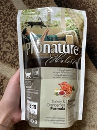 Сухой корм для взрослых котов Pronature Holistic Adult со вкусом индейки и клюквы 0.34 кг (65672554008) фото от покупателей 3