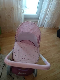 Коляска для ляльки Smoby Toys Baby Nurse Прованс Модерн люлька, з кошиком (254103) (3032162541036) фото від покупців 7