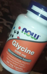Амінокислота NOW Glycine 1000 mg, 100 вегакапсул фото від покупців 1