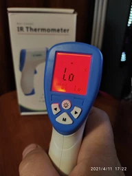 Бесконтактный инфракрасный термометр Non-contact 32°C ~ 42,5°C фото от покупателей 1