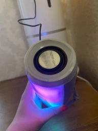 Бездротова Bluetooth колонка з RGB підсвічуванням T&G TG165C-LED зі світломузикою, USB, microSD, FM радіо, Мікрофон Blue фото від покупців 5