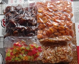 Цукаты Ecofood цветные кубики микс 250 гр