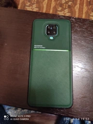 Силиконовый чехол IQS Design для Xiaomi Redmi Note 9s/Pro Синий фото от покупателей 6