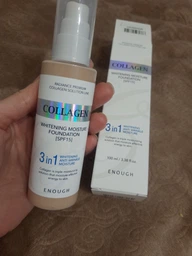 Тональный крем Enough Collagen Whitening Moisture Foundation 3 в 1 для сияния кожи с коллагеном #13 100 мл (8809474497062) фото от покупателей 7