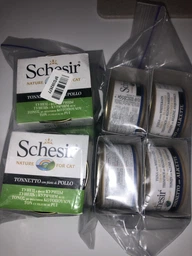 Вологий корм Schesir Tuna with Whitebaits для котів, тунець з анчоусами та рисом в бульйоні, 85 г фото від покупців 1