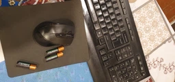 Комплект (клавіатура, миша) бездротовий A4Tech 9300F USB Black