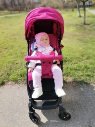 Прогулочная коляска Bambi M 4249 Pink (M 4249 pink) (6903317190591) фото от покупателей 3