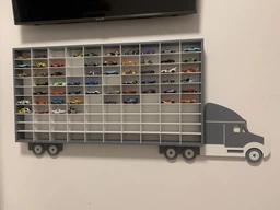 Полочка-гараж "Американец на 100 Hot Wheels" серая (hw100-v-grey) фото от покупателей 2