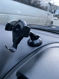 Автодержатель Baseus Osculum Type Gravity Car Mount Black (SUYL-XP01) фото от покупателей 4