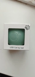 Іграшка для кішки USB smart м'яч-кулька з хаотичним рухом і випромінюваної червоною крапкою Червоний фото від покупців 3