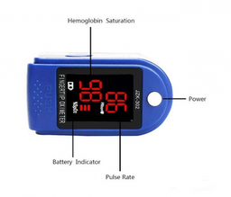 Пульсоксиметр оксиметр на палец пульсометр Pulse Oximeter Jziki JZK-302 Синий с Батарейками фото от покупателей 1