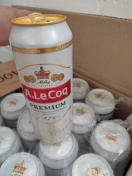 Упаковка пива A. Le Coq Premium светлое фильтрованное 4.7% 0.5 л x 24 шт (4740098000983)