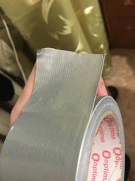 Клейкая армированная лента Optima Duct tape 48 мм x 20 м Серая (O45356) фото от покупателей 1