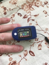 Пульсоксиметр на палец измерения кислорода в крови оксиметр Pulse Oximeter PAVLYSH JZK LK88 P-01 пульсометр електронный фото від покупців 1