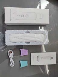 Ультразвуковой скрабер для лица уз Brillix и успокаивающая крио маска после чистки nanocode комплексный уход глубокий пилинг косметологический прибор для чистки омоложения кожи лифтинга фонофореза портативный скраберы для микромассажа скин фото от покупателей 8