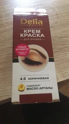 Крем-краска для бровей Delia cosmetics с маслом арганы 4.0 Коричневый 15 мл (5906750815930) фото от покупателей 4