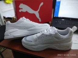 Мужские кроссовки Puma X-Ray 2 Square 37310820 44 (9.5) 28.5 см Gray Violet-Black-High Risk Red-Quarry (4063697693999) фото от покупателей 2