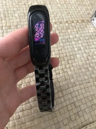Ремінець MiJobs Plus CS металевий для Xiaomi Mi Band 5/6/4/3 Black (mrk0004)