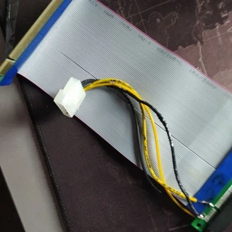 Райзер Ewell Riser Card PCI-E 16X, Molex, с защелкой, шлейф 25 см (EW018)