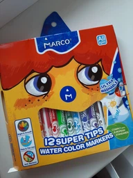 Фломастеры 24 цвета Super Washable, в коробке Marco 1630-24CB фото от покупателей 19