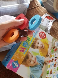 Деревянная головоломка для малышей игра с буквами Green Toy пазлы с английским алфавитом