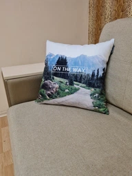 Подушка диванная с бархата On the way 45x45 см