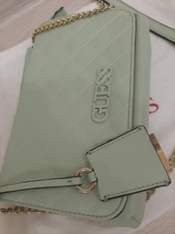 Сумка женская Guess Elliana Flap Over 73 Ментоловая (H2000029559938) фото от покупателей 2
