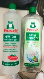 Очиститель для стеклянных и зеркальных поверхностей Frosch спиртовой 1 л (4009175959928)