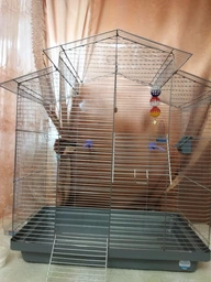 Клітка для птахів Природа Німфа 78 x 82 x 48 см Хром/сіра (4823082414703) фото від покупців 6