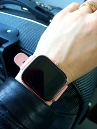 Смарт-годинник Globex Smart Watch Me Gold; 1.4" (240х240) сенсорний IPS / Nordic nRF52832 / Bluetooth 4.0 / GPS / 43 х 37 х 9 мм, 46 г / IP67 / 170 маг / золотистий фото від покупців 16