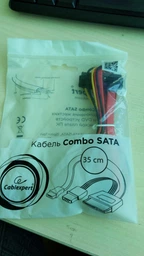 Кабель (шлейф) Gembird SATA, дата 35 см, живлення-13.5см (CC-SATA-C1) фото від покупців 2