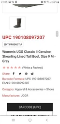 Уггі UGG Classic Tall 2 Grey 1016224-GREY 37