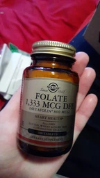 Витамины и минералы Solgar Folate 1333 mcg (Folic Acid 800 mcg), 250 таблеток фото от покупателей 3