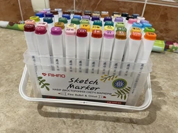 Набір скетч-маркерів Aihao sketchmarker 100 шт для малювання двосторонніх (PM508-100) фото від покупців 3