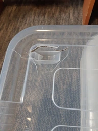 Ящик подкроватный Plast Team Easy на колесиках 38 x 16 x 79 см Прозрачный (2245tea-прозрачный) фото от покупателей 4